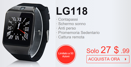 Offerte: 5 Smartwatch a partire da 16 euro su EverBuying