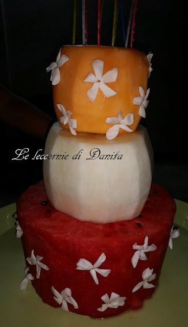 I 10 anni della mia principessa!! Torta mare e torta frutta