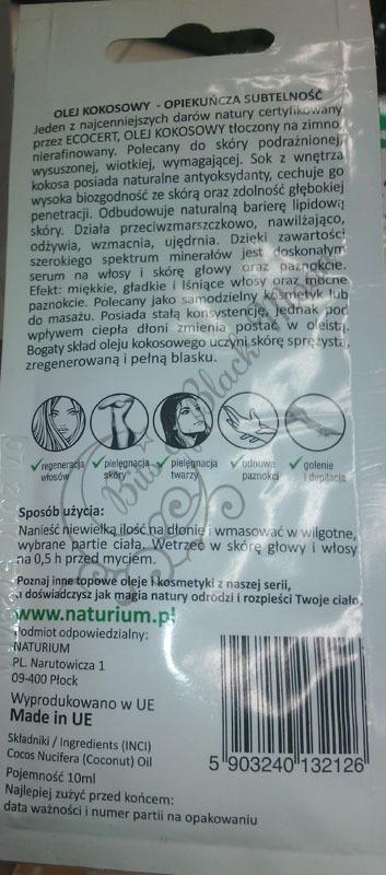 Naturium - Oli certificati Ecocert