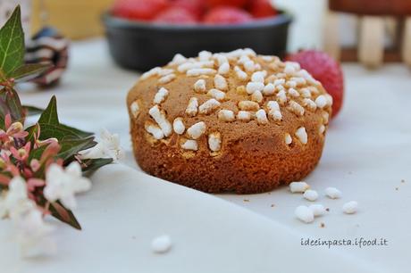 Merendine di farina di riso con cuore di marmellata