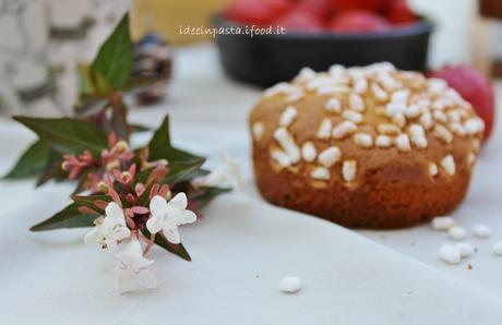 Merendine di farina di riso con cuore di marmellata