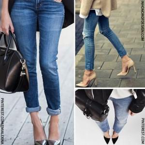 Girlfriend jeans mamme a spillo