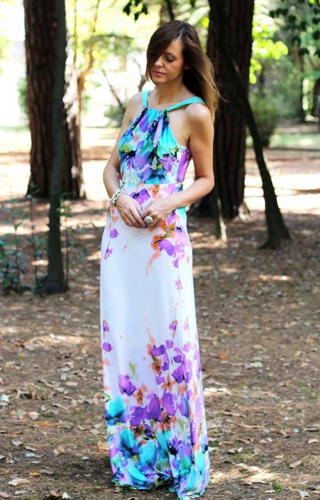 Idea outfit per una cerimonia: un maxi dress Arzukara Studio