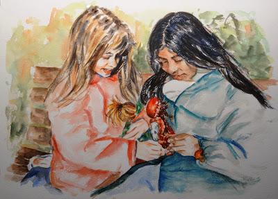 MARIATERESA PIRILLO, ACQUERELLISTA POETESSA DEL MOVIMENTO!