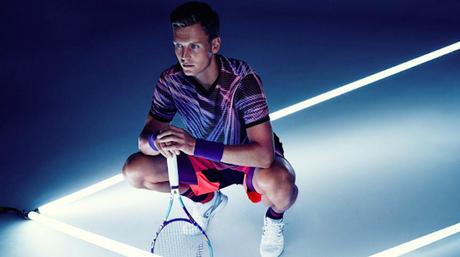 US Open 2015, abbigliamento tennis H&M di Tomas Berdych