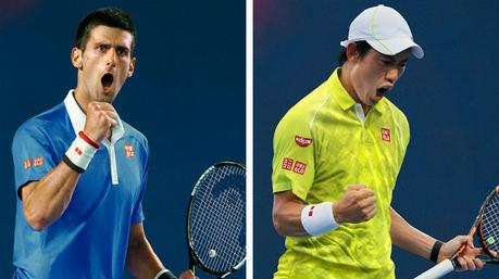 US Open 2015, abbigliamento tennis Uniqlo: Djokovic e Nishikori
