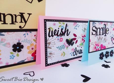 10 Card con 1 foglio decorato -  10 cards only 1 designed sheet