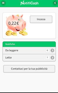 Notificash: guadagnare leggendo le notifiche, qual è il vostro codice?
