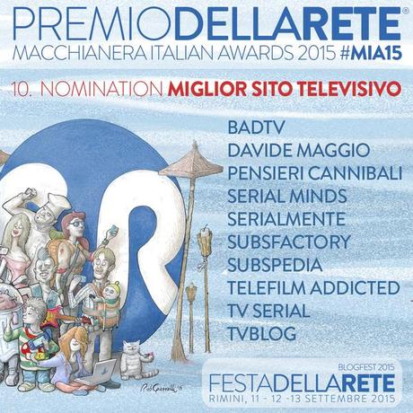 Festa delle rete: Pensieri Cannibali in (doppia) nomination ai #MIA15