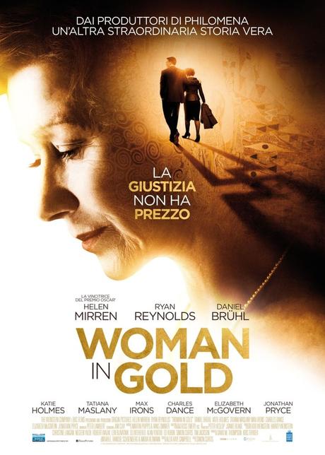 Woman in gold: poster italiano del film drammatico con Helen Mirren e Ryan Reynolds