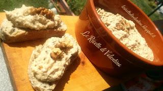 Crema di melanzane e noci per crostini o per condire la pasta