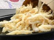 Gamberetti bianchi fritti alla farina riso