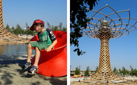 Expo con i bambini senza code e senza passeggino