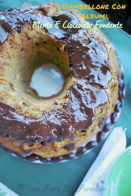 Ciambellone Con Albumi, Menta E Cioccolato Fondente