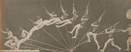 Etienne Jules Marey, Movements in Pole Vaulting - Saltatore con l'asta immortalato con il cronofotografo