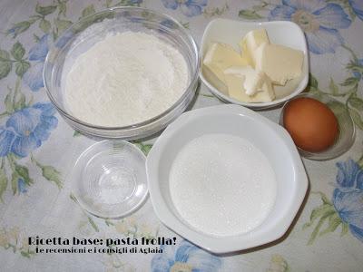 Ricetta base: pasta frolla!