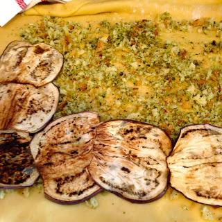 STRUDEL DI MELANZANE, POMODORINI E PANE AROMATICO