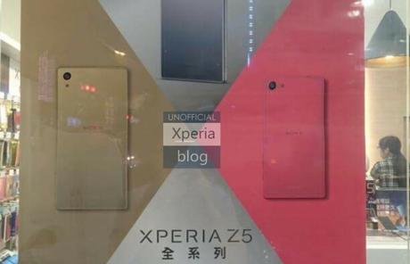 Sony: un manifesto trapelato conferma l’Xperia Z5 Premium, Z5, e Z5 compact