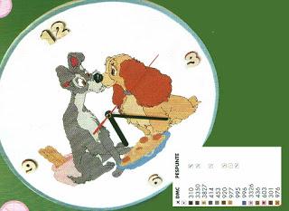 Schemi Disney cross stich- Lilli e il vagabondo