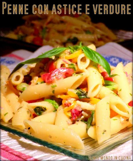 Penne con ASTICE e verdure