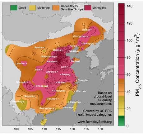 Cina: L’Inquinamento Uccide 4000 Persone Al Giorno