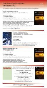 Presentazioni letterarie – cosa fare a settembre