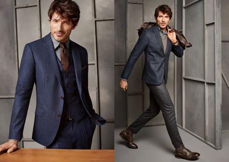 MODA UOMO Andres Velencoso Segura per Carl Gross autunno inverno 2015 2016