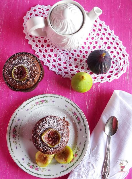 Muffins settembrini cacao, fichi e mandorle