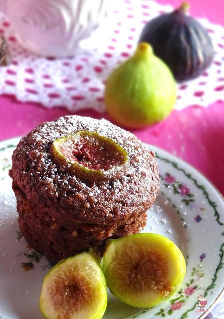 Muffins settembrini cacao, fichi e mandorle