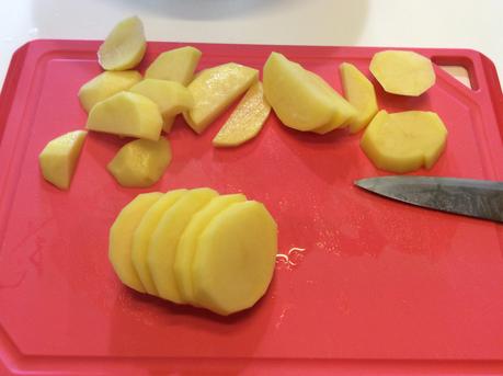 PATATE AL FORNO CON CIPOLLE BIONDE E ROSSE