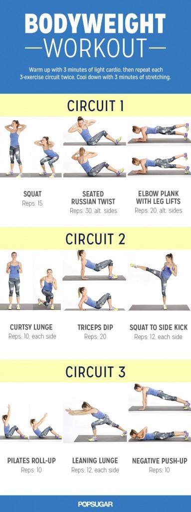 Esempio di circuit training (clicca per ingrandire)