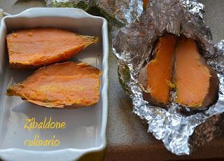 Coconut kau kau - Patate dolci farcite