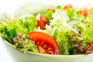 salad with vegetables and greens