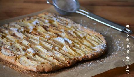 Rührteig, ovvero una schiacciata dolce veloce (con mele e glutenfree)