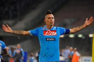 Mi Napoli 07/10/2012 - campionato di calcio serie A / Napoli-Udinese / foto Marco Iorio/Image Sport nella foto: esultanza gol Marek Hamsik
