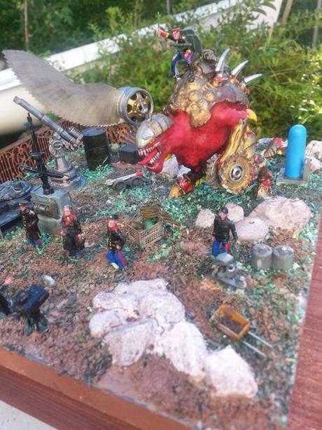 Un autunno kaiju Il Rotenerbittert del Kaiser! Diorama di Dino Gargano. (Coming in 2016)