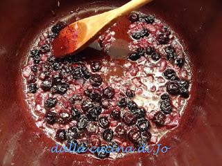 Risotto ai mirtilli e stilton