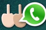 Come inviare il dito medio su WhatsApp