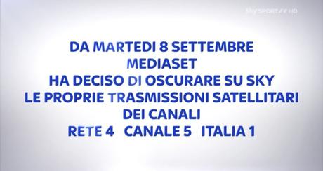 Mediaset cripta i canali generalisti sul Sat? Sky invita a procurarsi la Digital Key