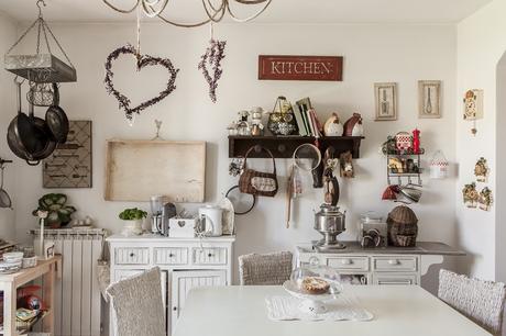 Ring and Smile,arredamento in stile shabby, cucina 