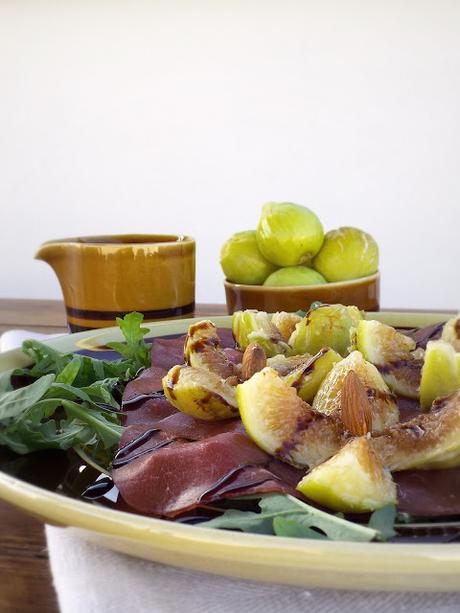 Insalata di fichi e bresaola