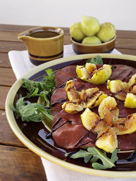 Insalata di fichi e bresaola