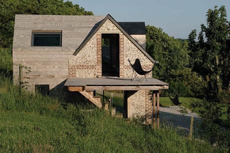 Una piccola casa sostenibile in Normandia