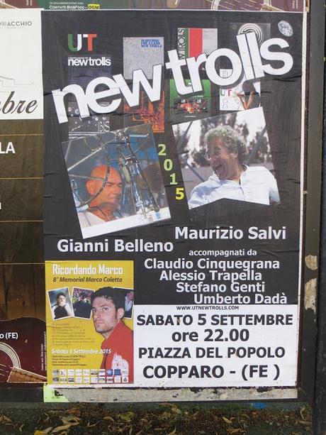 UT NEW TROLLS – Sabato 5 settembre 2015 - Note a due passi dal cielo stellato di Copparo (FE), di Daniele Raimondi