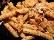 Pennette integrali pesto rosso noci senza formaggio