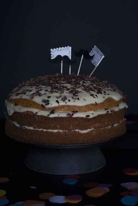 Torta alle carote con crema al mascarpone