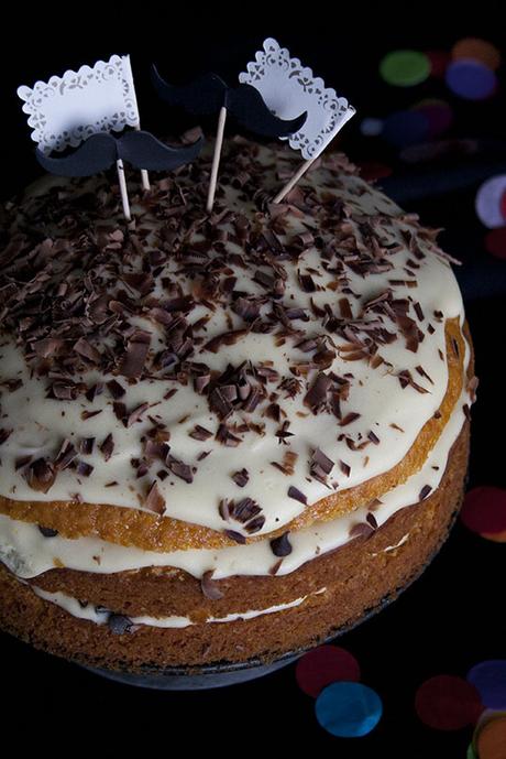 Torta alle carote con crema al mascarpone