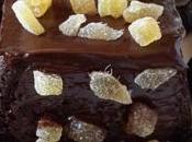 Tronchetto alle prugne, cioccolato zenzero