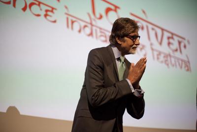 La superstar di Bollywood Amitabh Bachchan al R2R nel 2012