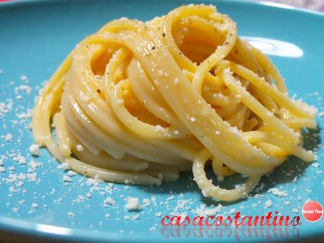 Spaghetti rigati cacio e pepe